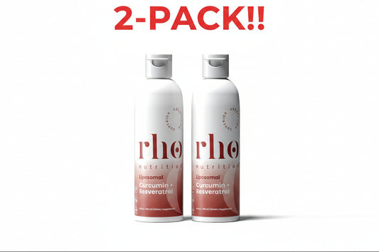 Rho Nutrition Liposomal Curcumin + Resveratrol, 12 fl oz (2 x 6 oz) – Double Pack!
