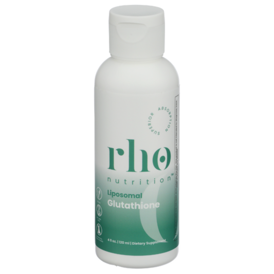 Rho Nutrition Liposomal Glutathione Liquid | 500 mg Antioxidant Support | Enhanced Absorption | 4 fl oz (120 ml)