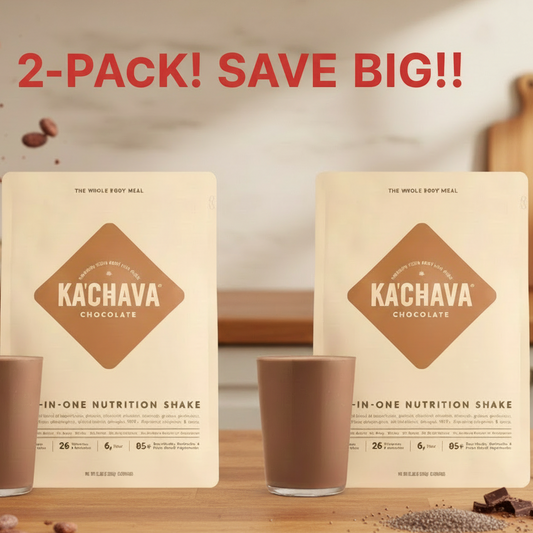 KA'CHAVA All-in-One Nutrition  Shake Chocolate Kachava 15.31 oz 2Pack! 30.62 oz Total