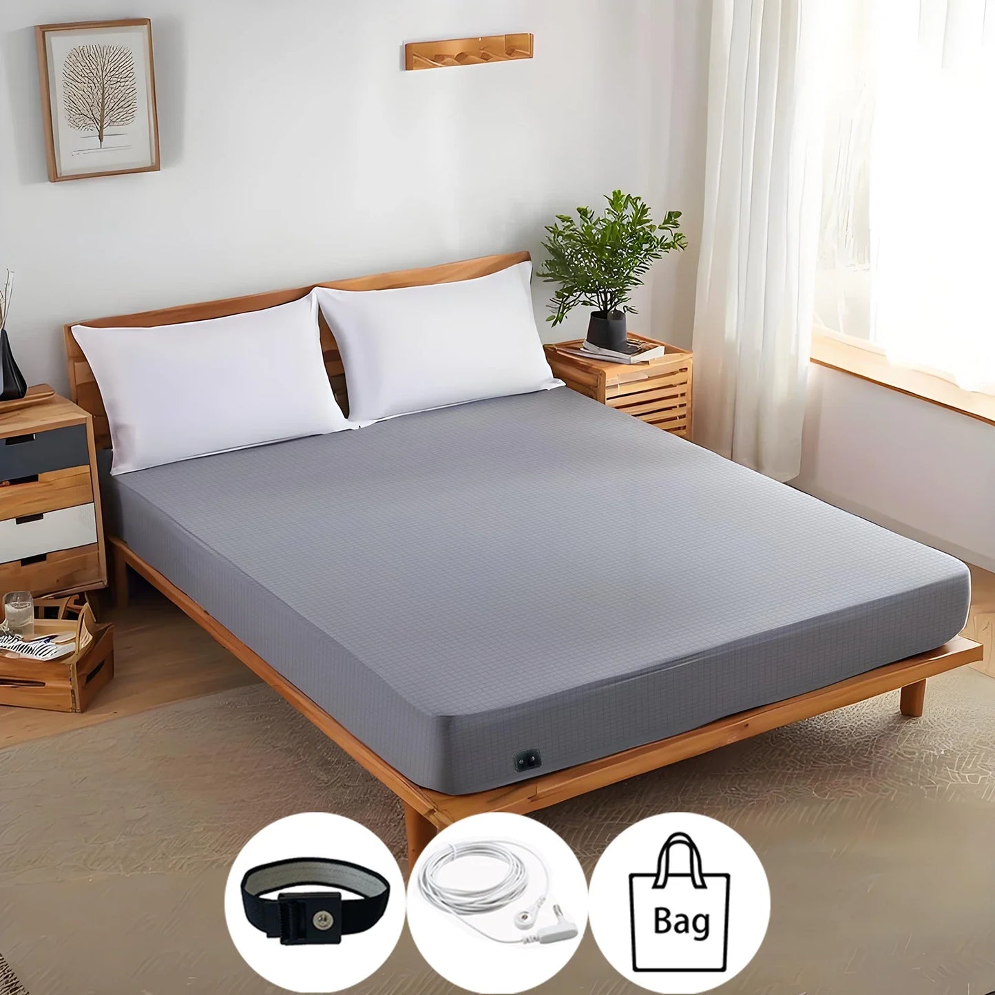Grounding Silver Fiber Bed Sheet
