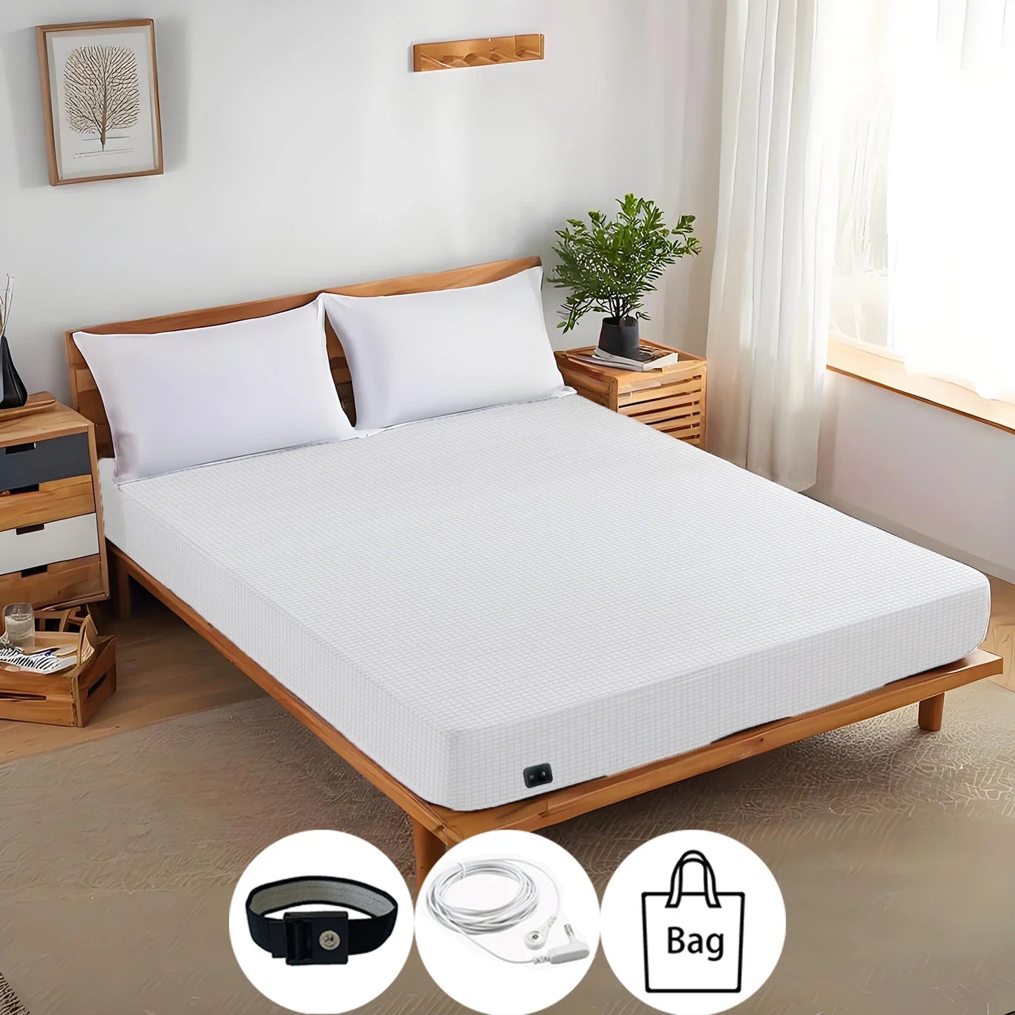 Grounding Silver Fiber Bed Sheet